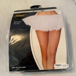 Short White Tutu Tulle Skirt One Size NWT